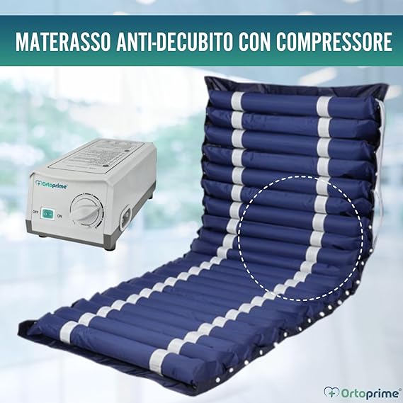 Materasso Antidecubito ad Aria con Compressore Silence per Letto