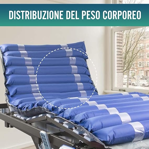 Materasso Antidecubito ad Aria con Compressore Silence per Letto