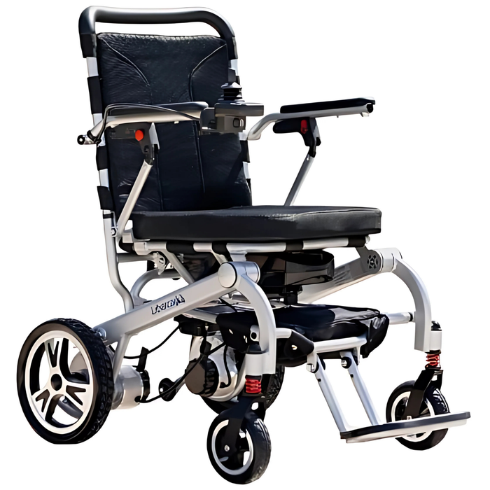 Sedia a Rotelle Elettrica Ultraleggera con Batteria al Litio