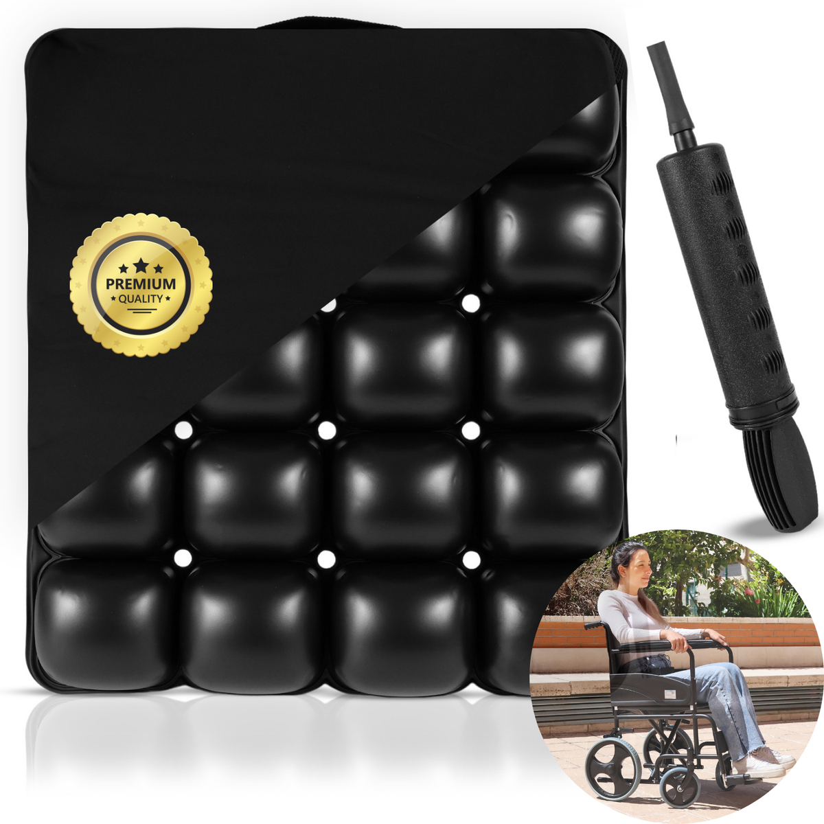 Viscoelastico Cuscino Antidecubito Rivestimento Sedia Per A - Foto 8