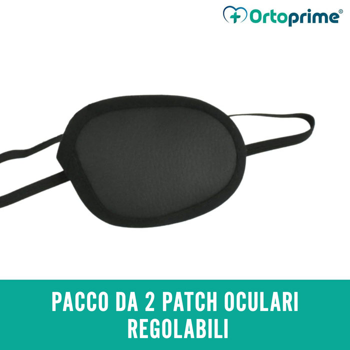 Patches per Occhi con Fascia Regolabile | Pacco di Due Unità