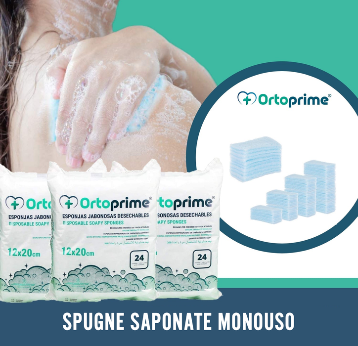 Spugne Saponose Monouso Scatola da 1800 Unità