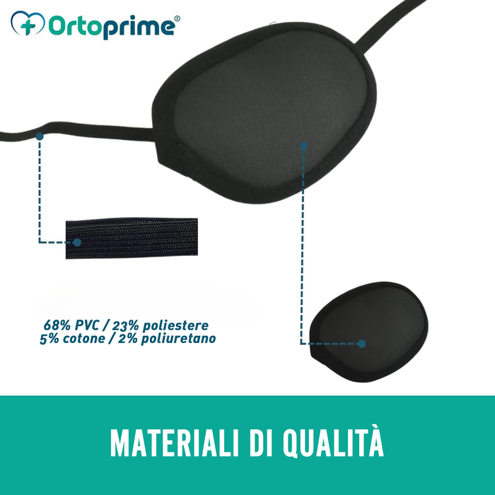 Patches per Occhi con Fascia Regolabile | Pacco di Due Unità