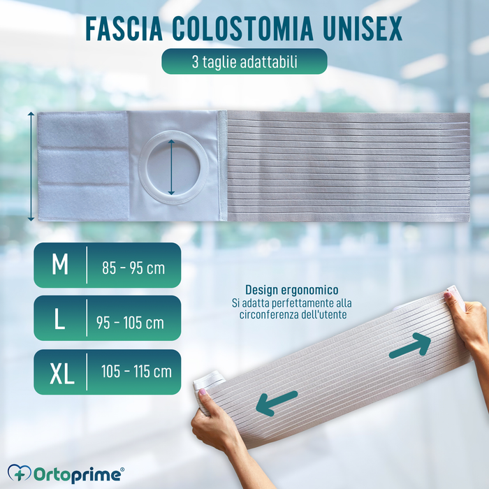 Fascia Post Operatoria Termoregolatrice per Colostomia | 3 Taglie