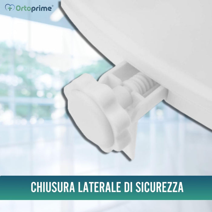 Sollevatore WC con e senza Coperchio | Resistente 223 kg