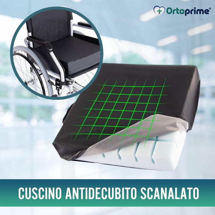 Cuscino Antidecubito Scanalato Anatomico