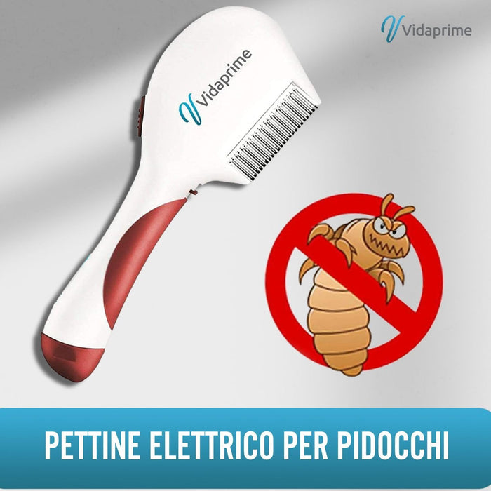 Petine Elettrico Antipediculosi e Antilendini Professionale