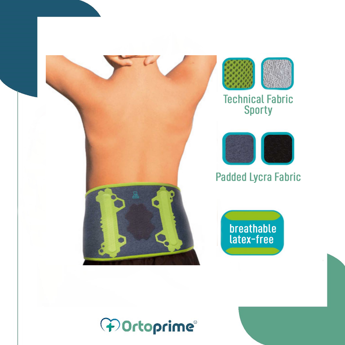 Fascia di Supporto Lombosacrale per Bambini | Con Tensore