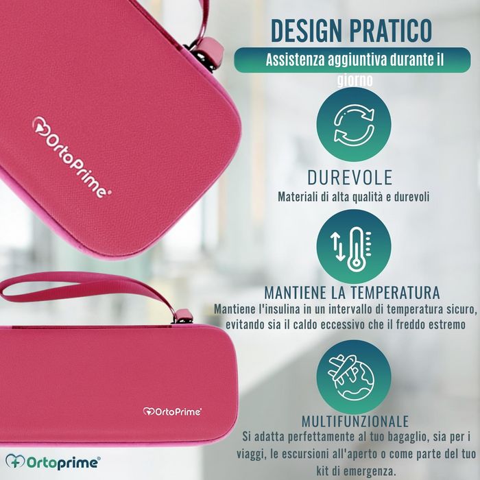 Astuccio per Diabetici | Porta Insulina con Geli Freddi