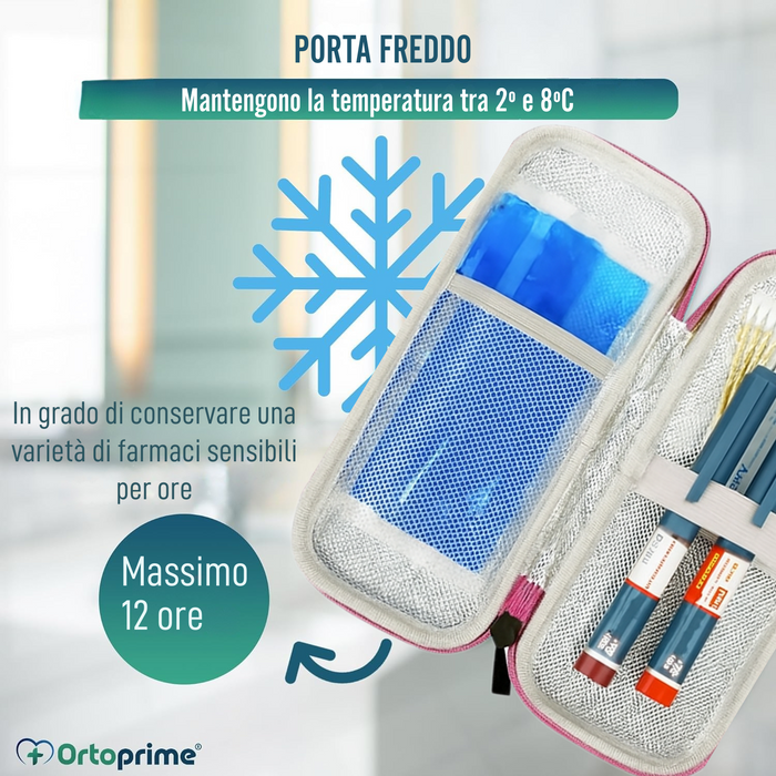Astuccio per Diabetici | Porta Insulina con Geli Freddi