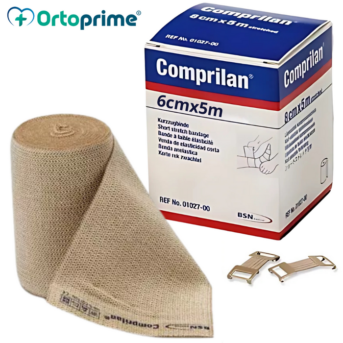 Benda di Compressione in Tessuto Elastico | 6 cm x 5 m