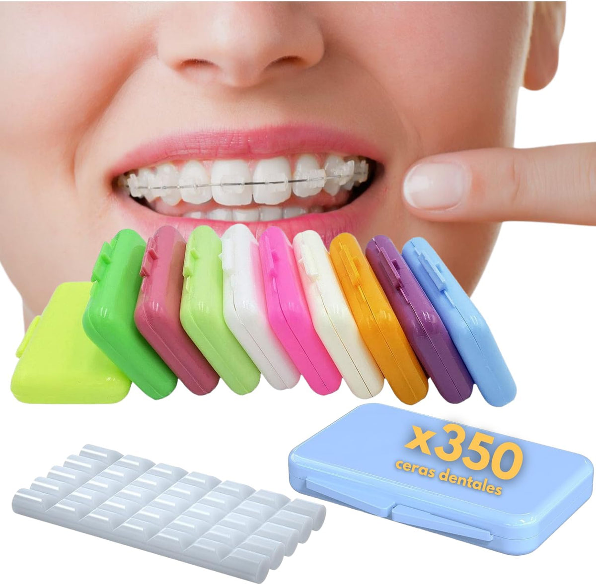 5 scatole/pacco Brace Gum Cera per sollievo dall'irritazione per apparecchi ortodontici Protettore per chi lo indossa Ortodonzia dentale Denti – acquista a prezzi convenienti sul marketplace 5 scatole/pacco Brace Gum Cera per sollievo dall'irritazione per apparecchi ortodontici Protettore per chi lo indossa Ortodonzia dentale Denti – acquista a prezzi convenienti sul marketplace