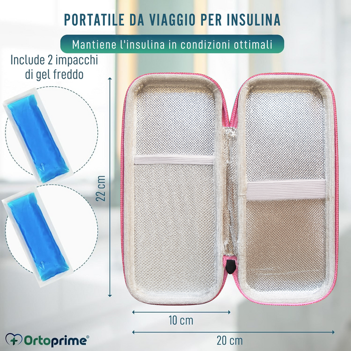 Astuccio per Diabetici | Porta Insulina con Geli Freddi