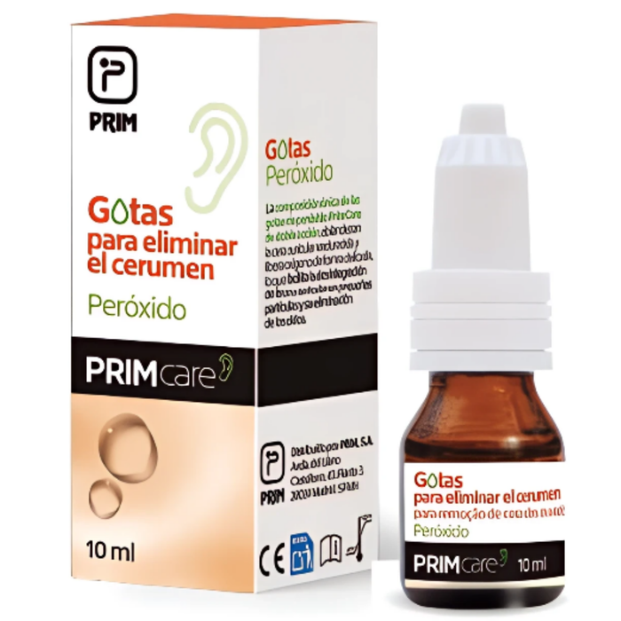Gocce per Rimuovere il Cerume dalle Orecchie | Perossido 10ml