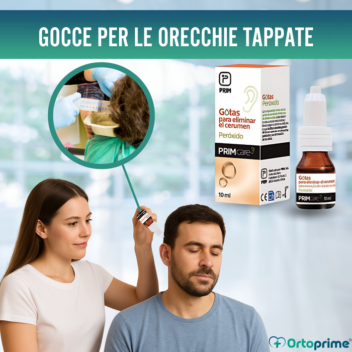 Gocce per Rimuovere il Cerume dalle Orecchie | Perossido 10ml