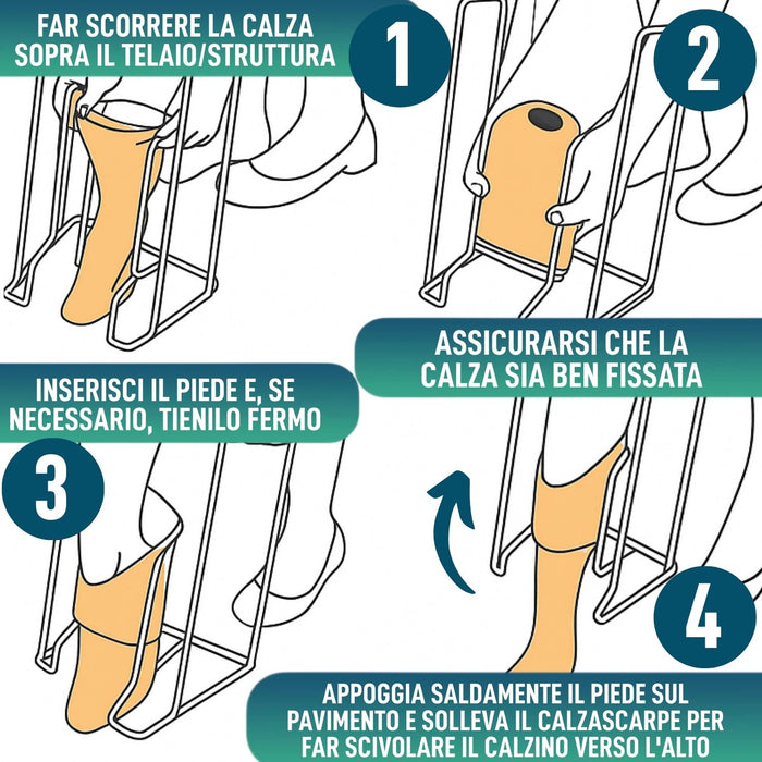 Calzascarpe per Calze a Compressione | Ausili per vestirsi