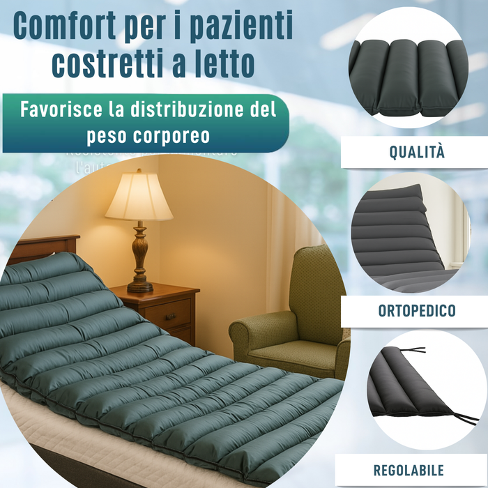 Materasso Antidecubito 90x190x10cm | 12 Celle Antidecubito