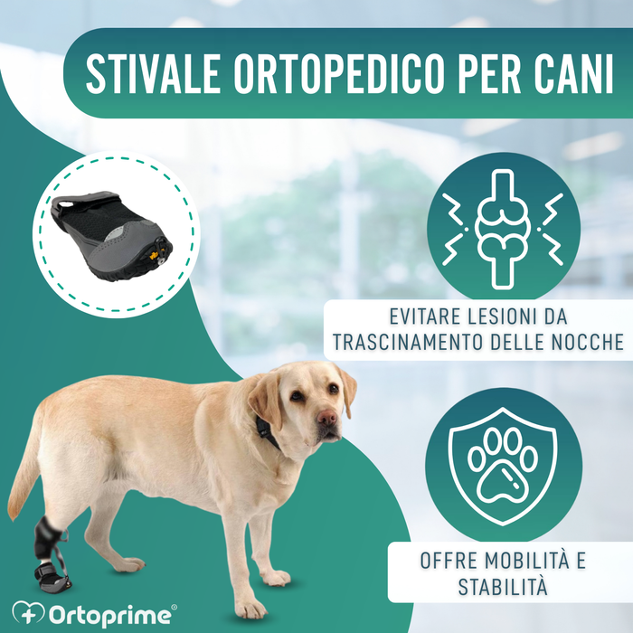 Stivale per Correttore Propriocettivo Canino | Suola in Gomma