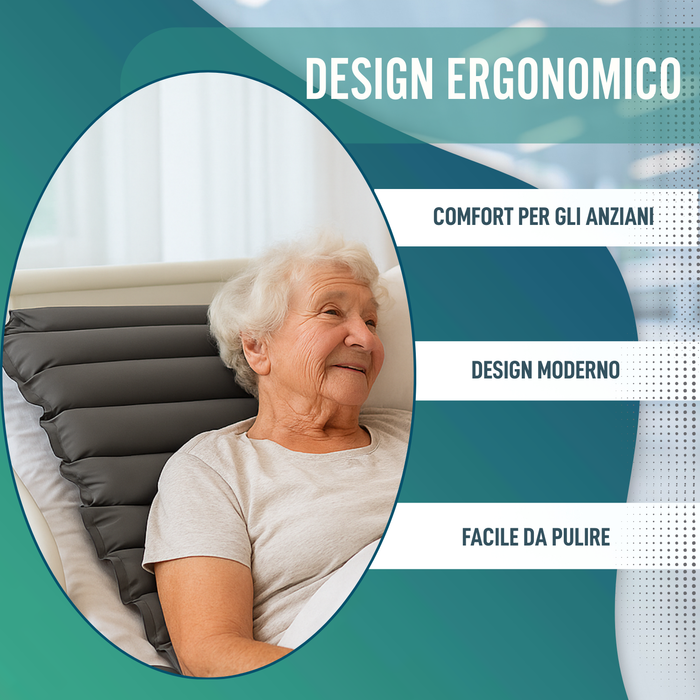 Materasso Antidecubito 90x190x10cm | 12 Celle Antidecubito