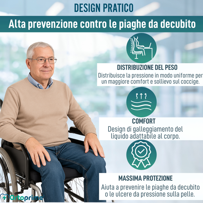 Cuscino Antidecubito Fluttuazione Liquida | Cuscino Impermeabile