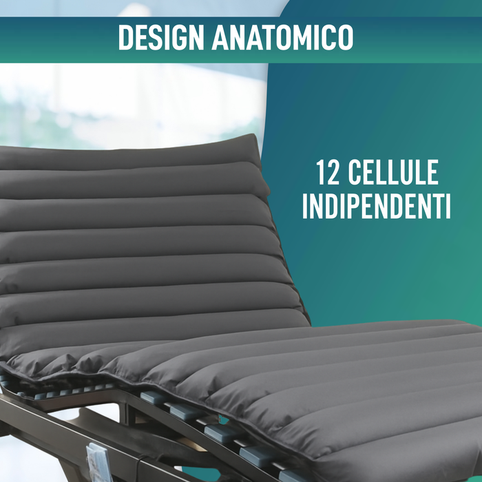 Materasso Antidecubito 90x190x10cm | 12 Celle Antidecubito
