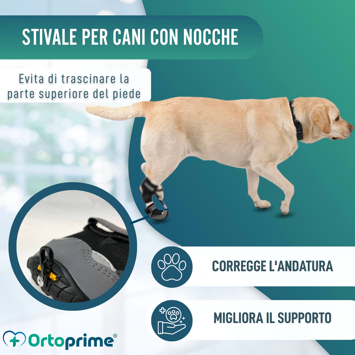 Stivale per Correttore Propriocettivo Canino | Suola in Gomma
