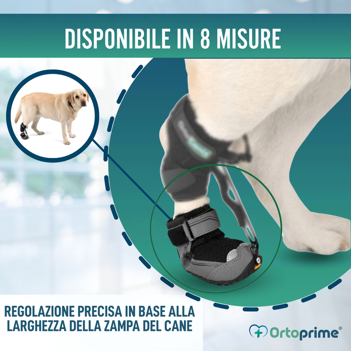 Stivale per Correttore Propriocettivo Canino | Suola in Gomma