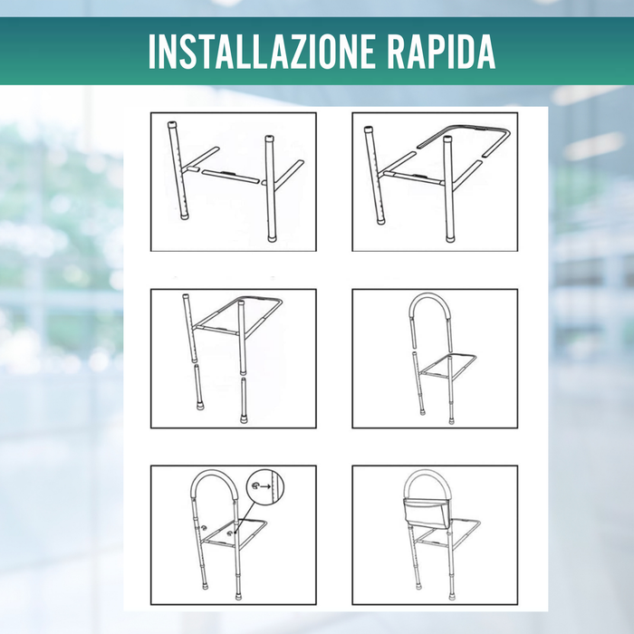 Maniglia per Letto Imbottita