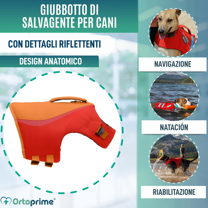 Giubbotto Salvagente per Cani Multiuso | Sicurezza Acquatica