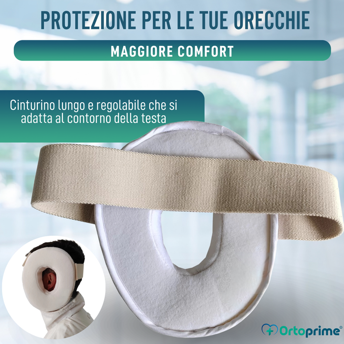 Cuscino Antidecubito per Orecchio con Foro Regolabile