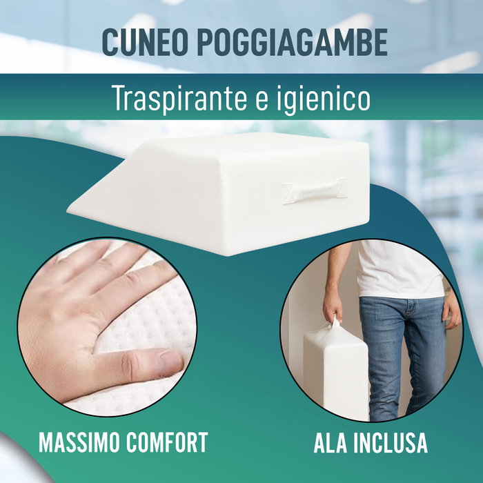 Cuscino Viscoelastico Gambe | Cuneo Poggiagambe