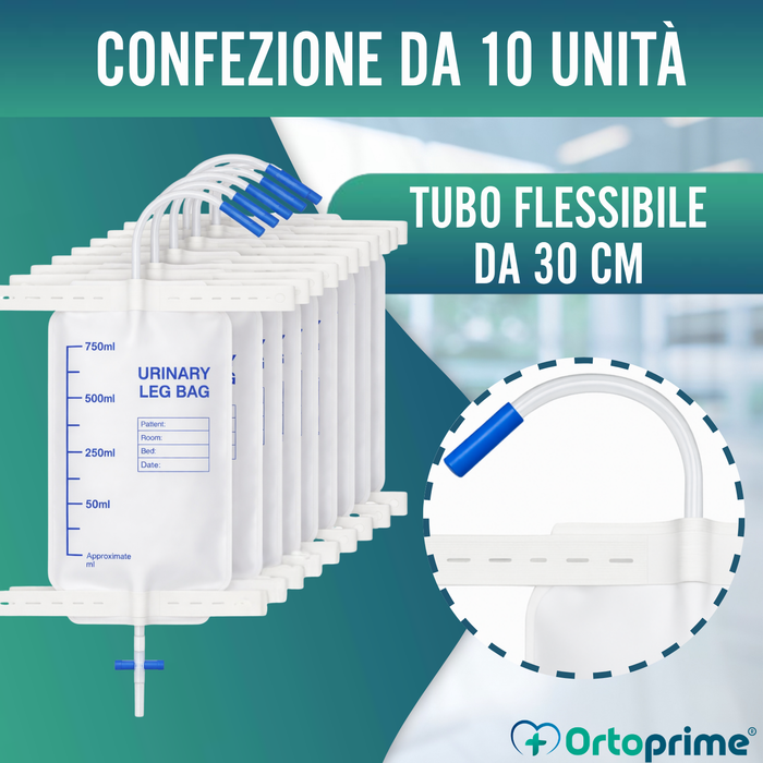 Sacca Urina da Gamba | Collettore Urinario Monouso