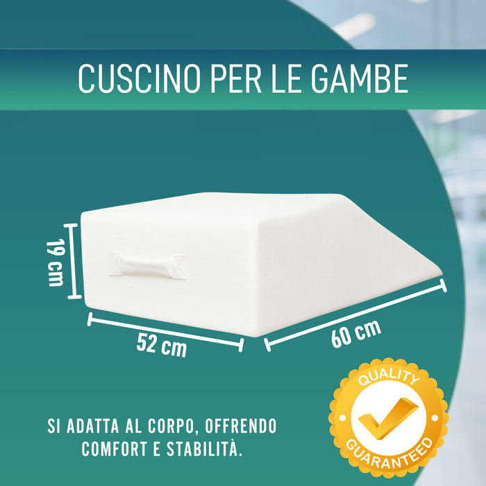 Cuscino Viscoelastico Gambe | Cuneo Poggiagambe