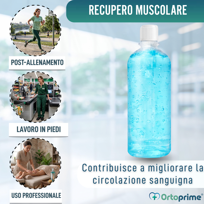 Gel Freddo Intenso Gambe Stanche | Effetto Freschezza