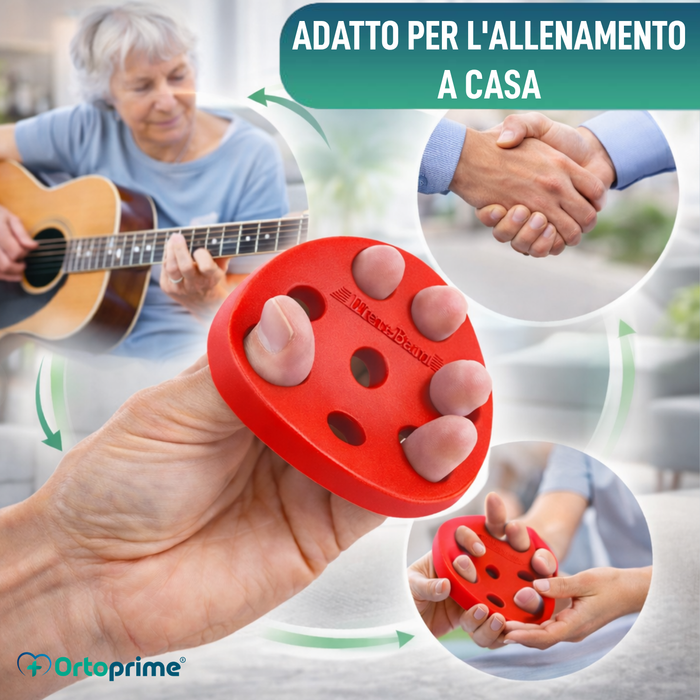 Esercitatore Estensore in Silicone per Dita | 4 Livelli di Resistenza