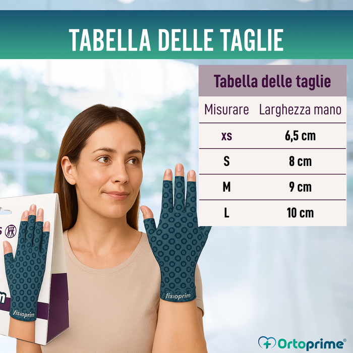 Guanti Terapeutici per Artrosi | Tessuto Tecnico Elastico