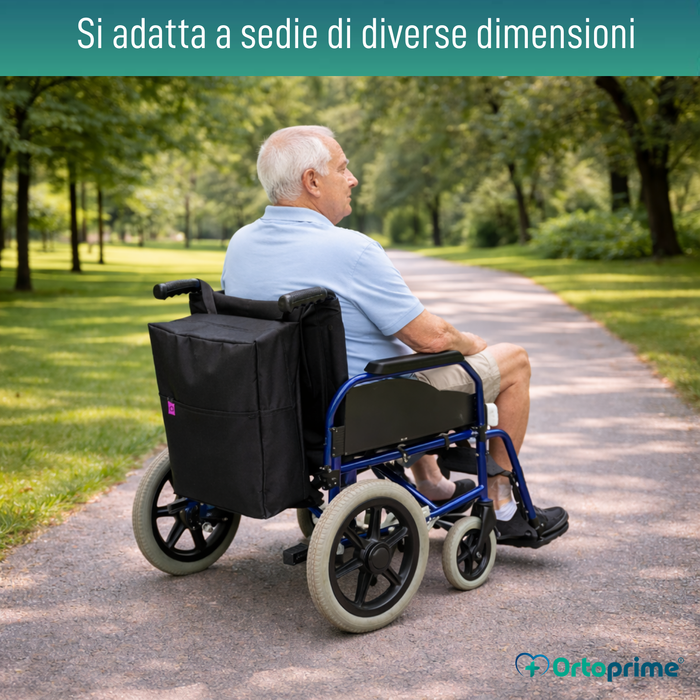 Zaino Posteriore per Sedia a Rotelle | 8 Scomparti