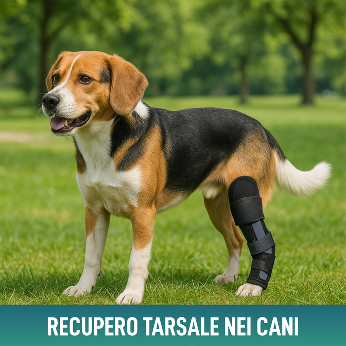 Supporto Tarsale per Cani con Stecche Rimovibili | 2 Pezzi