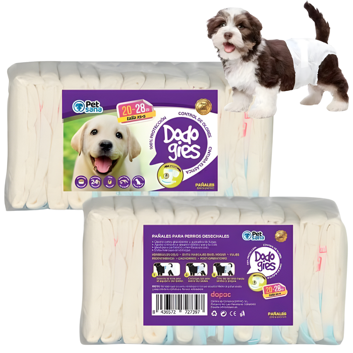 Pannolini per Cani Femmine e Cuccioli | Alta Assorbenza