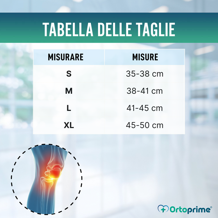 Ginocchiera per Artrosi | Supporto per ginocchio 4 Misure