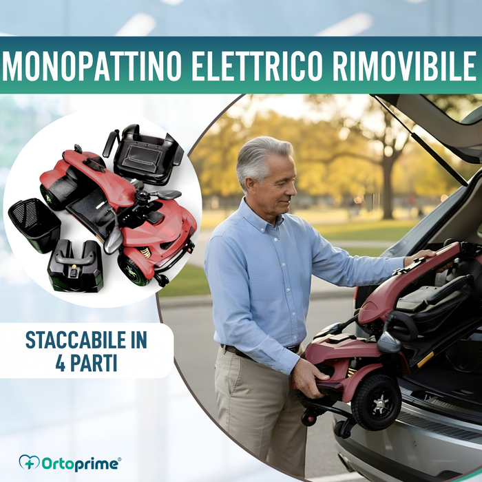 Scooter Elettrico di Ultima Generazione | Ruote Grandi 24cm