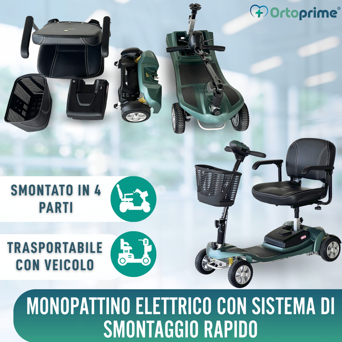 Scooter Elettrico Smontabile | Batteria al Litio 40Ah