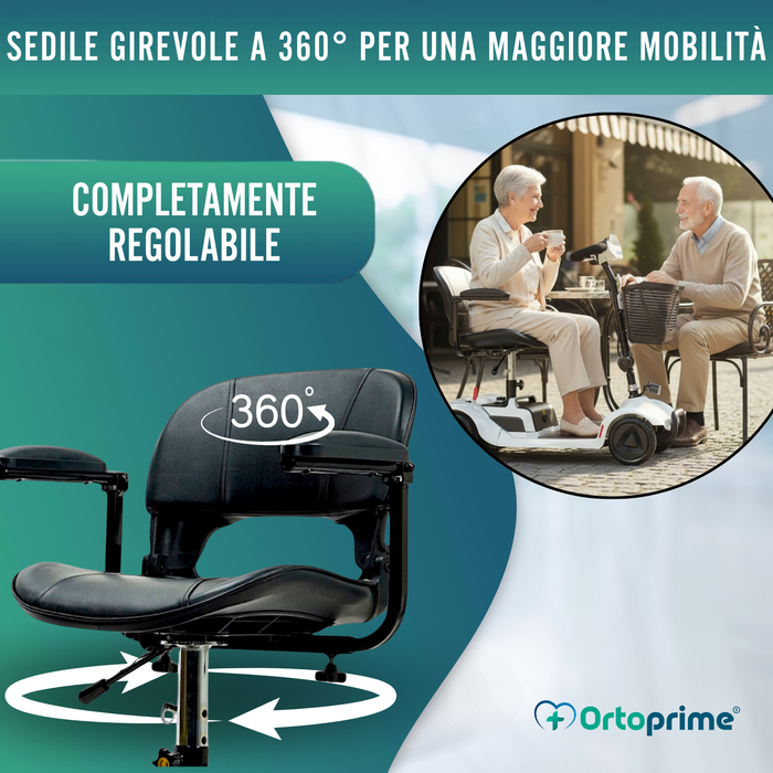 Scooter Elettrico Intelligente con NFC | 4 Ruote