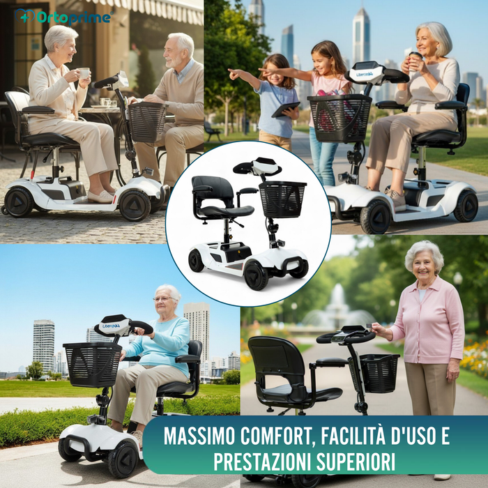 Scooter Elettrico Intelligente con NFC | 4 Ruote