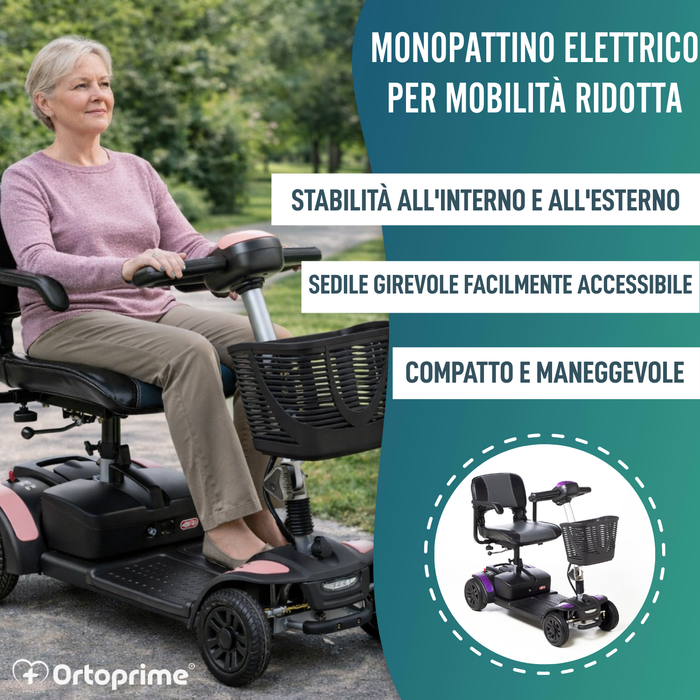 Scooter Elétrico com Bateria de Lítio 20Ah | 8 Cores