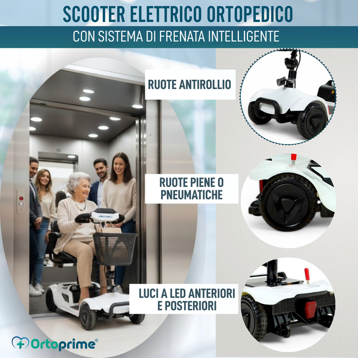 Scooter Elettrico Intelligente con NFC | 4 Ruote
