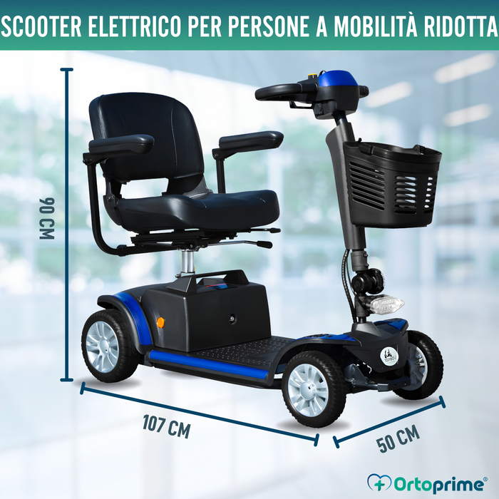 Scooter Elettrico Smontabile con Batteria al Litio Rimovibile