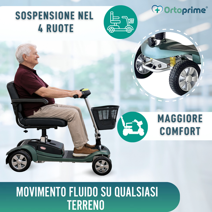 Scooter Elettrico Smontabile | Batteria al Litio 40Ah