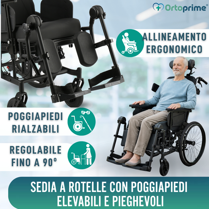 Sedie a Rotelle Basculante di Posizionamento | Anti Ulcere