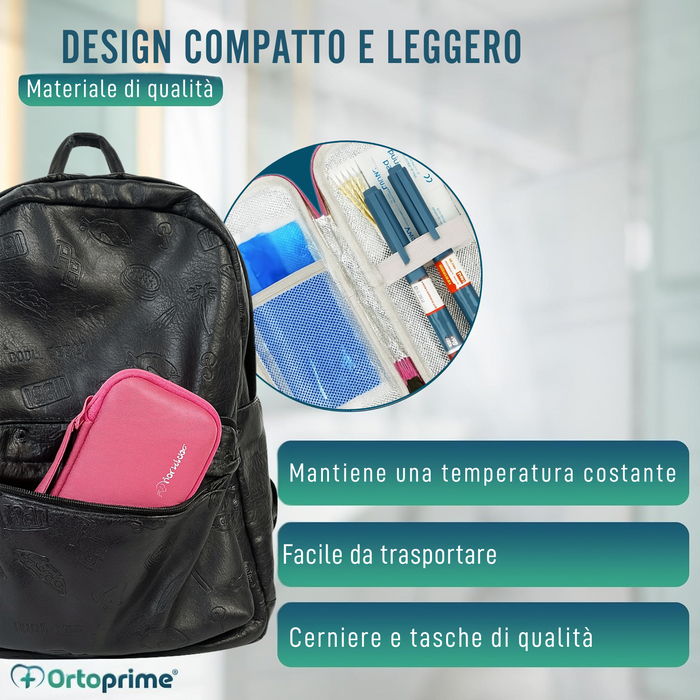 Astuccio per Diabetici | Porta Insulina con Geli Freddi